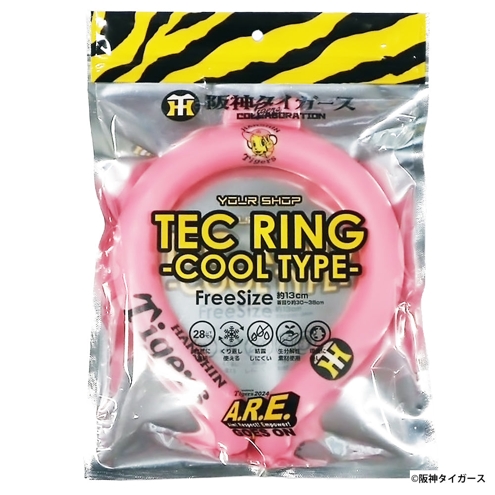 TEC RING リング型 ネック クーラー 阪神タイガースver. フリーサイズ