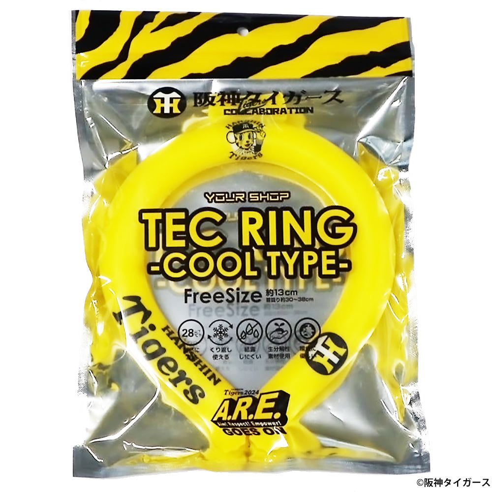 TEC RING リング型 ネック クーラー 阪神タイガースver. フリーサイズ