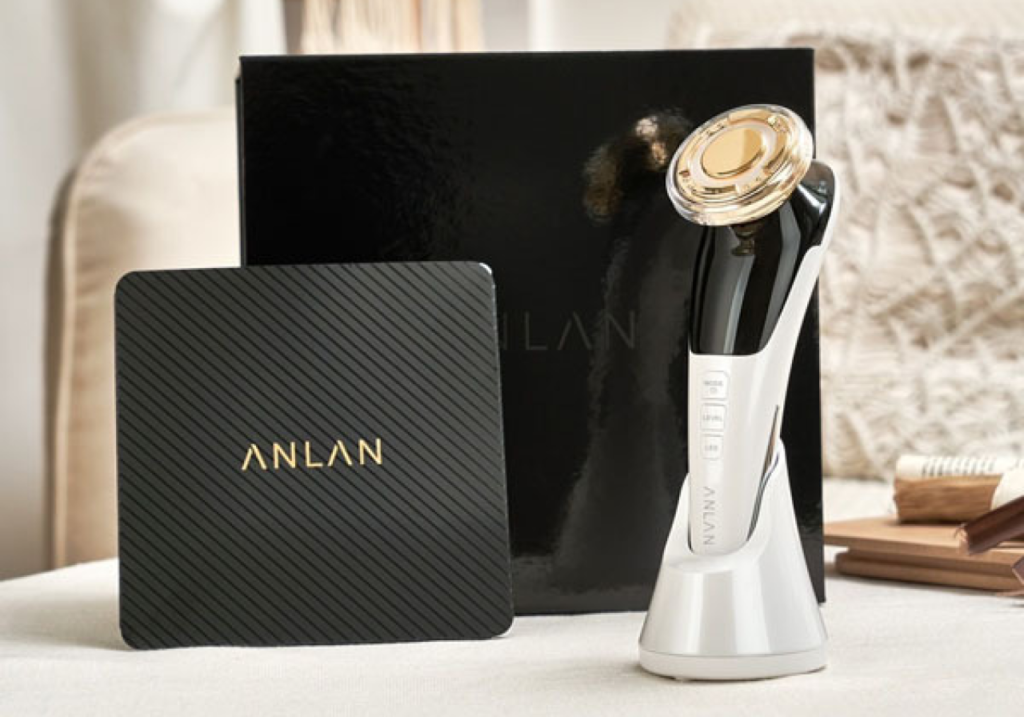 アンラン ANLAN 24金 ANLAN 温冷美顔器Pro ALDRY06J-G02 EMS&音波振動 1台8役の多機能温冷美顔器 多機能 美顔器