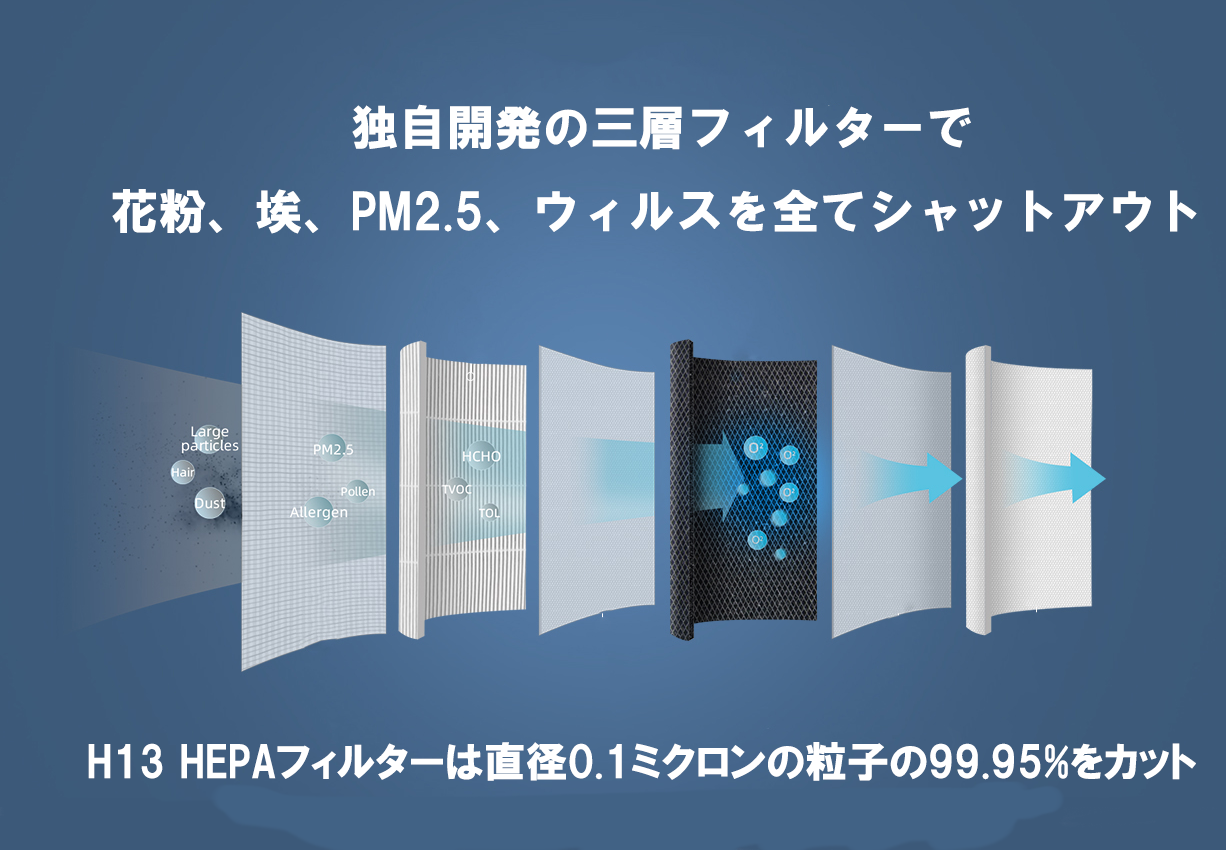 AetHer エーテル 気化式 加湿 機能付き 空気 清浄機 Colin Pro